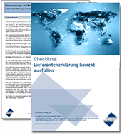 Glossar Vorschau Checkliste:Lieferantenerklärung korrekt ausfüllen