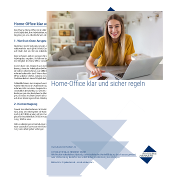 Glossar Vorschau Home-Office klar und sicher regeln